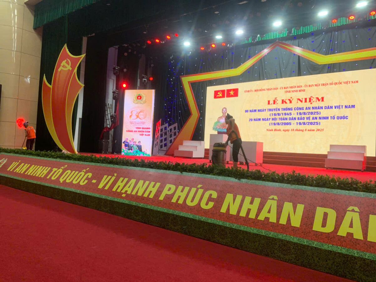 Vệ Sinh Công Nghiệp Kiều Anh Vệ Sinh Hội Nghị Tỉnh Ninh Bình